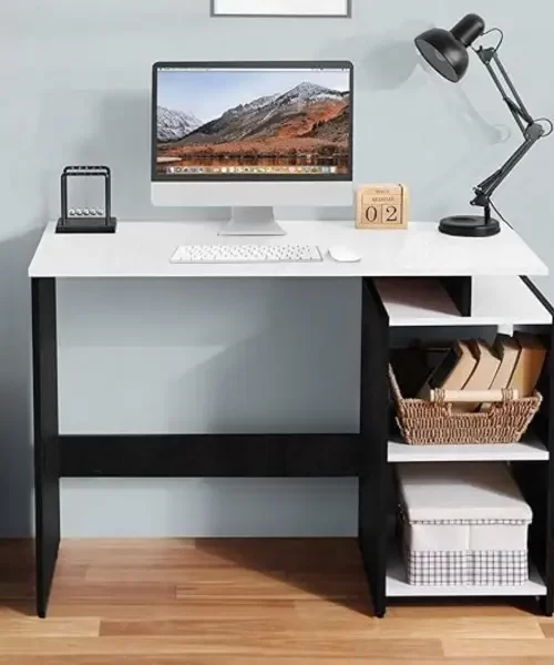 Table with 2 Tier Bottom Storage